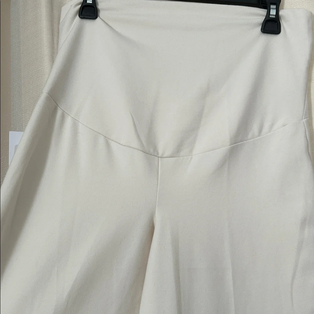 Ingrid & Isabel Cream Wide-Leg over the belly Pants - Picture 2 of 6